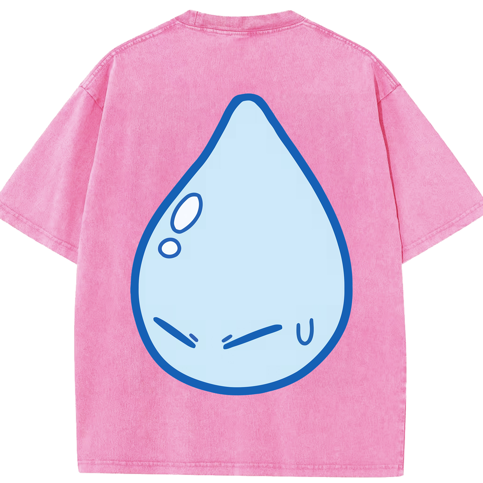 （画像用） 転スラ Regarding Reincarnated to Slime 綿100% ヴィンテージ風 半袖Tシャツ（背面プリント）